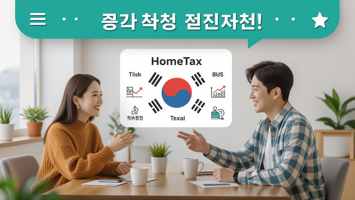 📱 홈택스 장려금 신청, 어렵지 않아요!