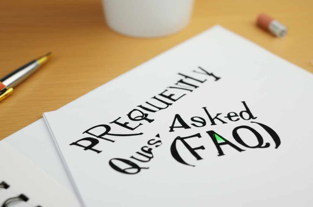 자주 묻는 질문 (FAQ)