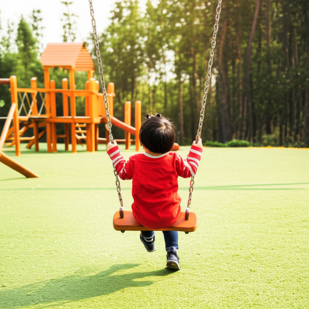 첫 만남의 설렘: 자연과 어우러진 놀이 공간