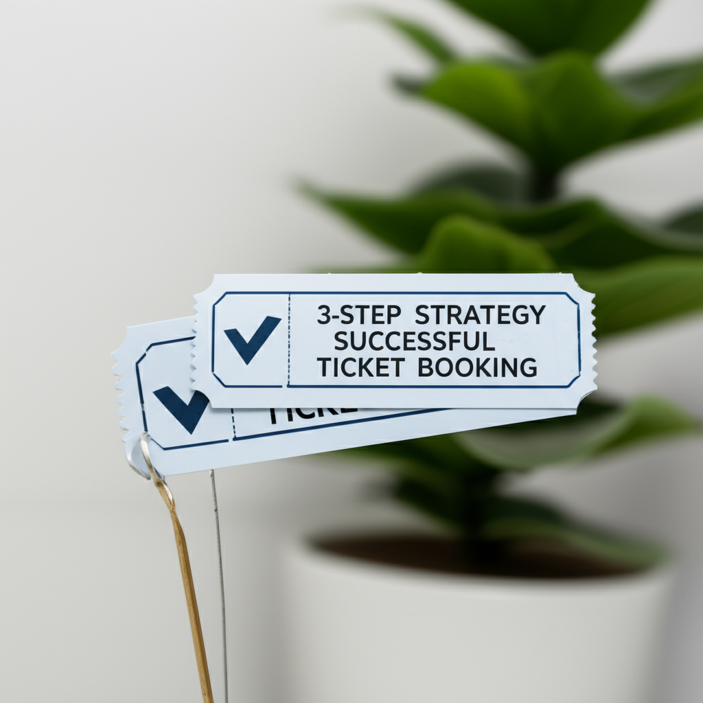 예매 성공을 위한 3단계 전략