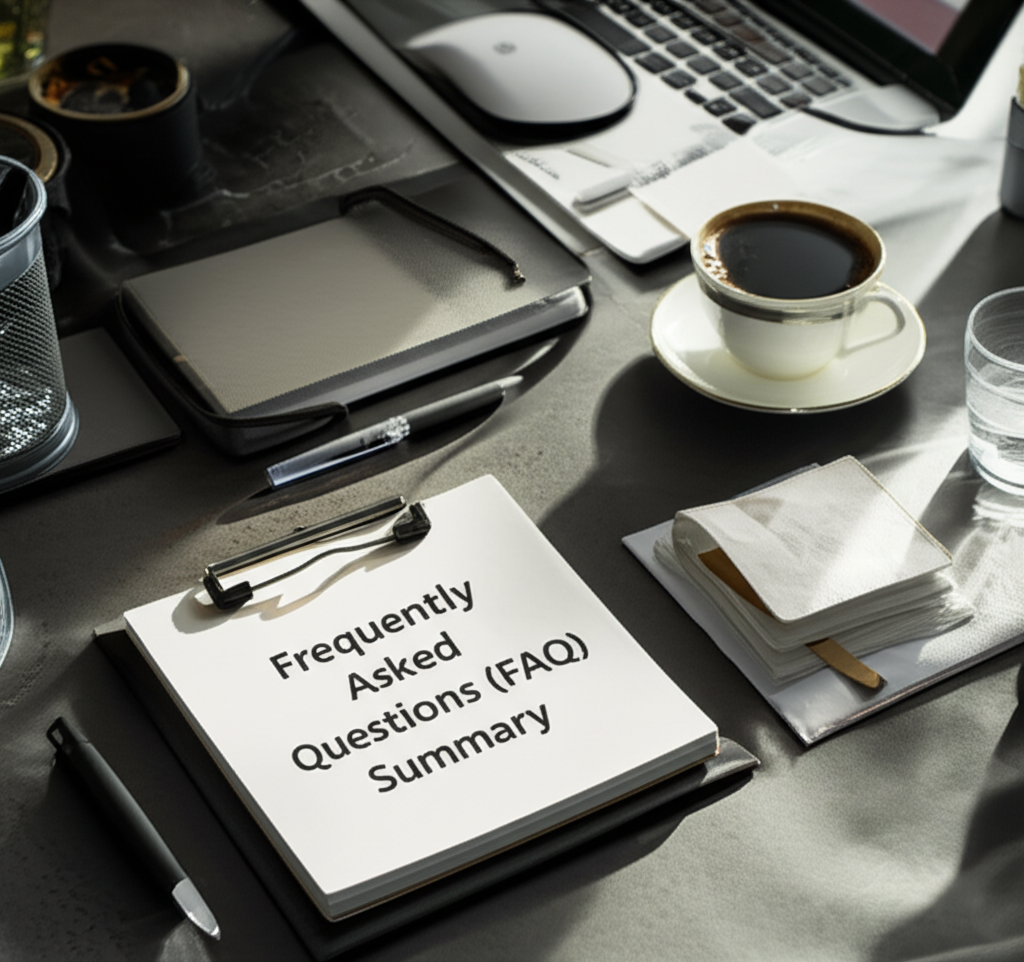 자주 묻는 질문(FAQ) 요약