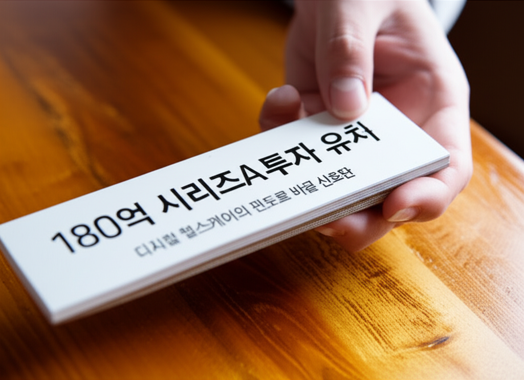 180억 시리즈A 투자 유치, 디지털 헬스케어의 판도를 바꿀 신호탄