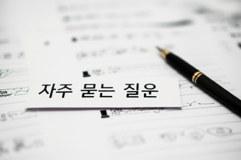 자주 묻는 질문 (FAQ)