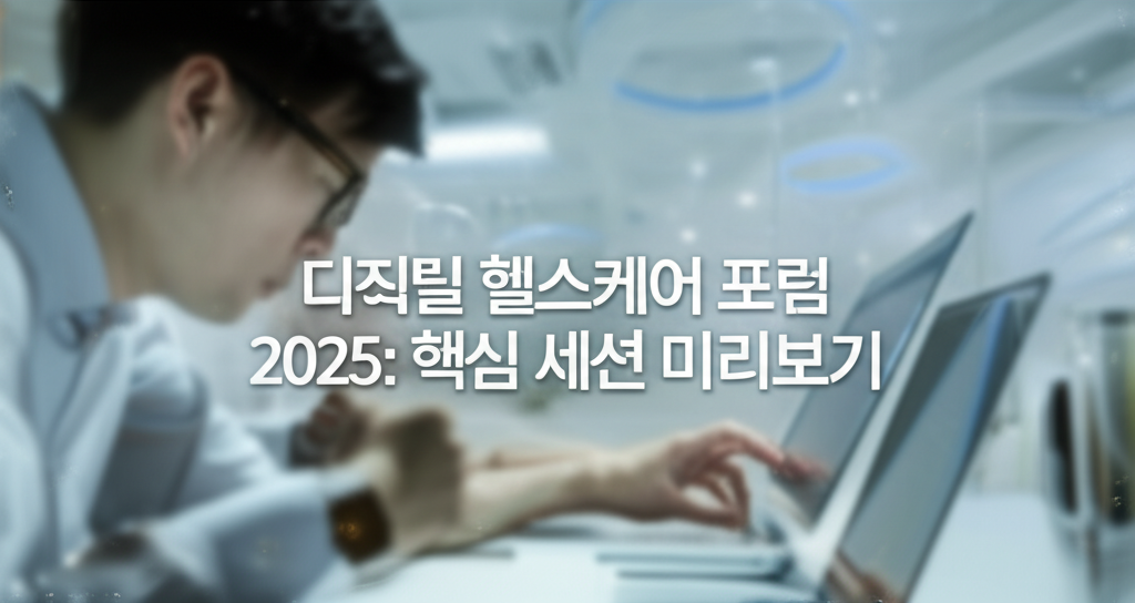 디지털 헬스케어 포럼 2025: 핵심 세션 미리보기