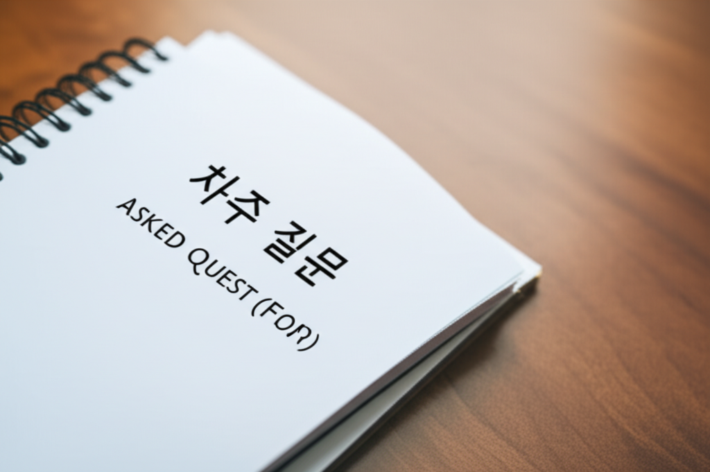 자주 묻는 질문 (FAQ)