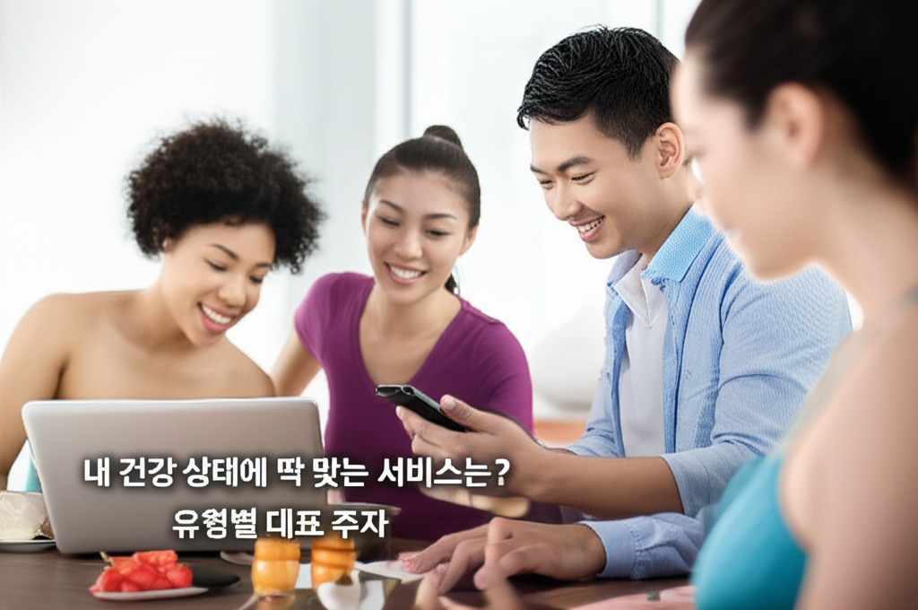 내 건강 상태에 딱 맞는 서비스는? 유형별 대표 주자