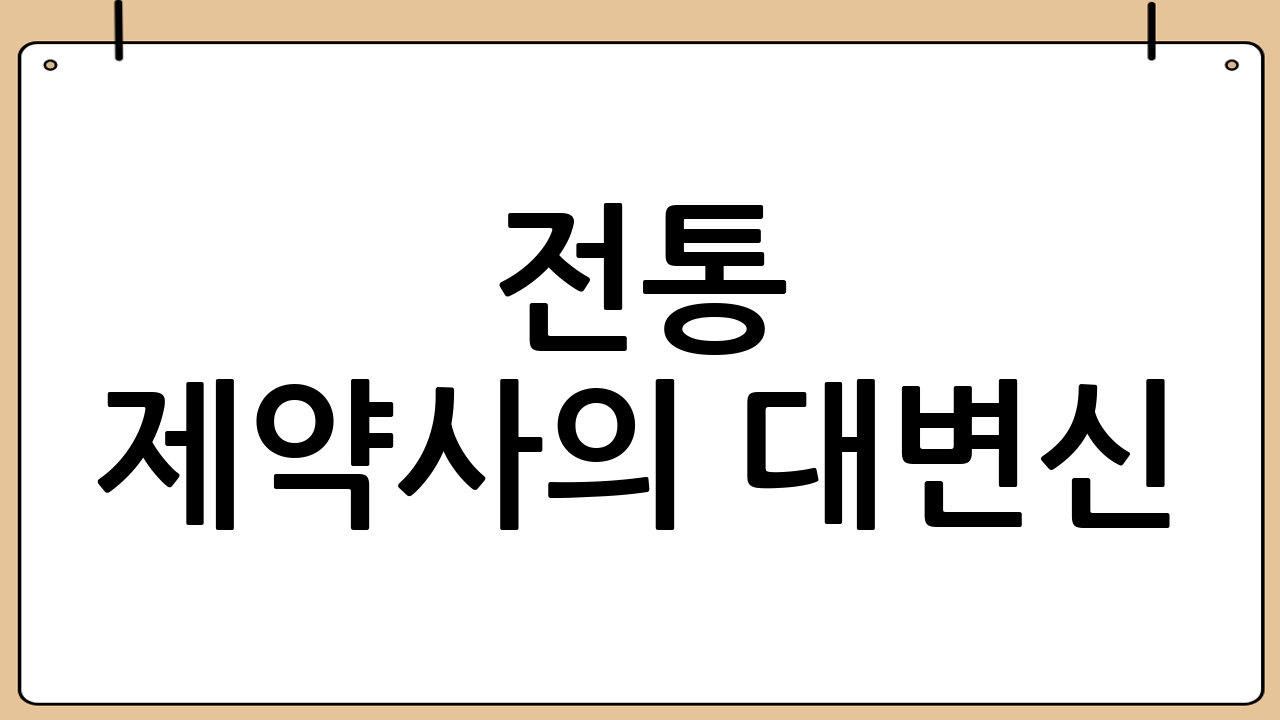전통 제약사의 대변신: 왜 '디지털 헬스케어'인가?